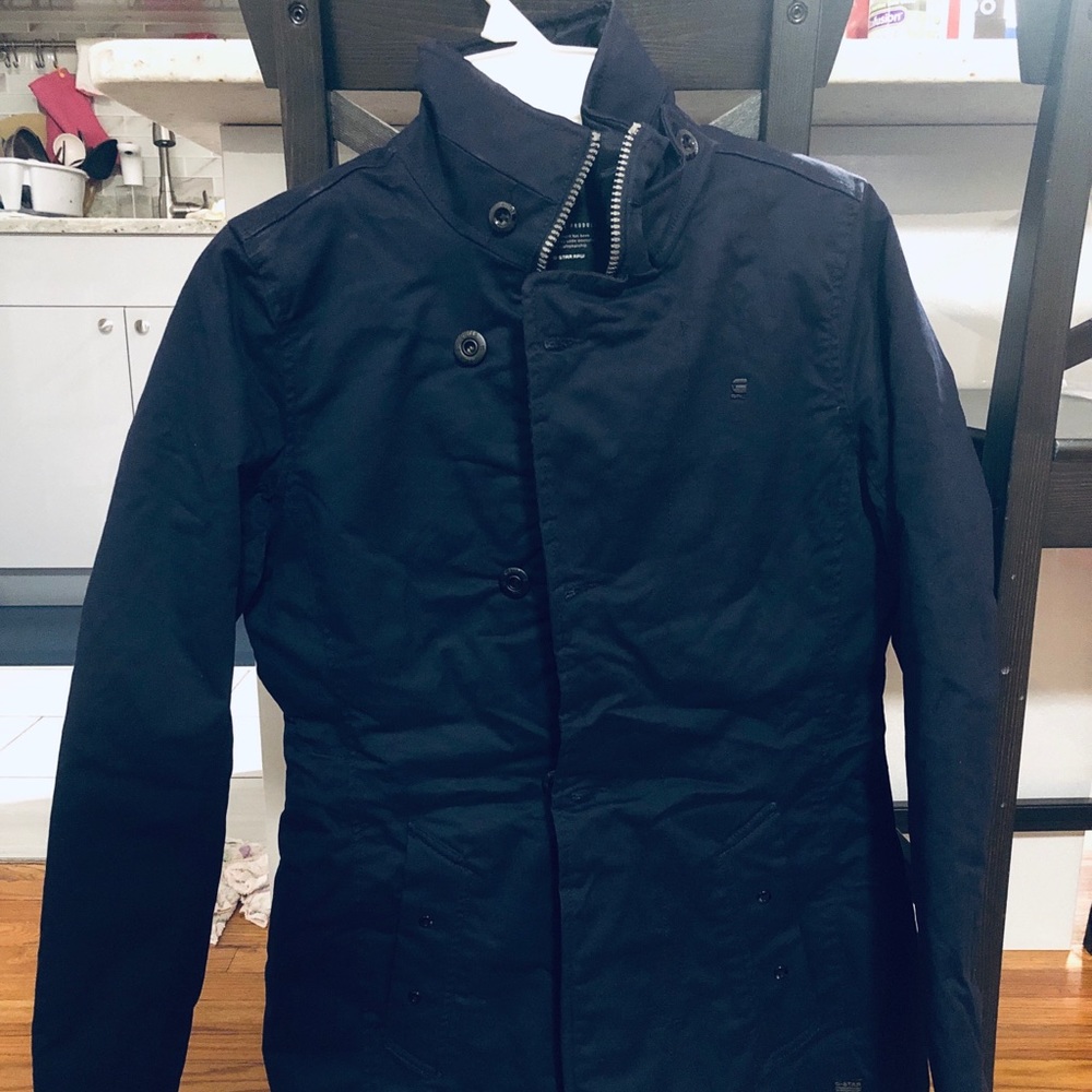GSTAR UTILITY JACKET SIZE S WMN NAVY